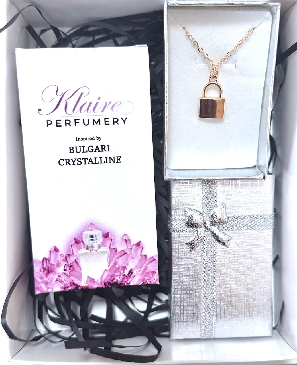 Gold Necklace with lock
